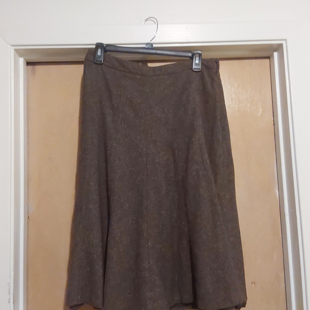 East 5th Brown Midi Skirt